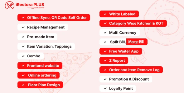 iRestora PLUS – Next Gen Restaurant POS